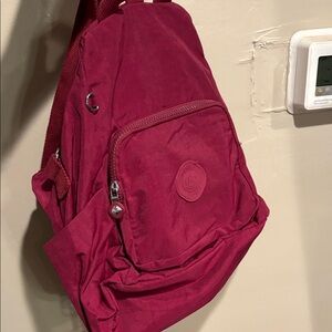 Bobo Red Backpack with Front Pocket